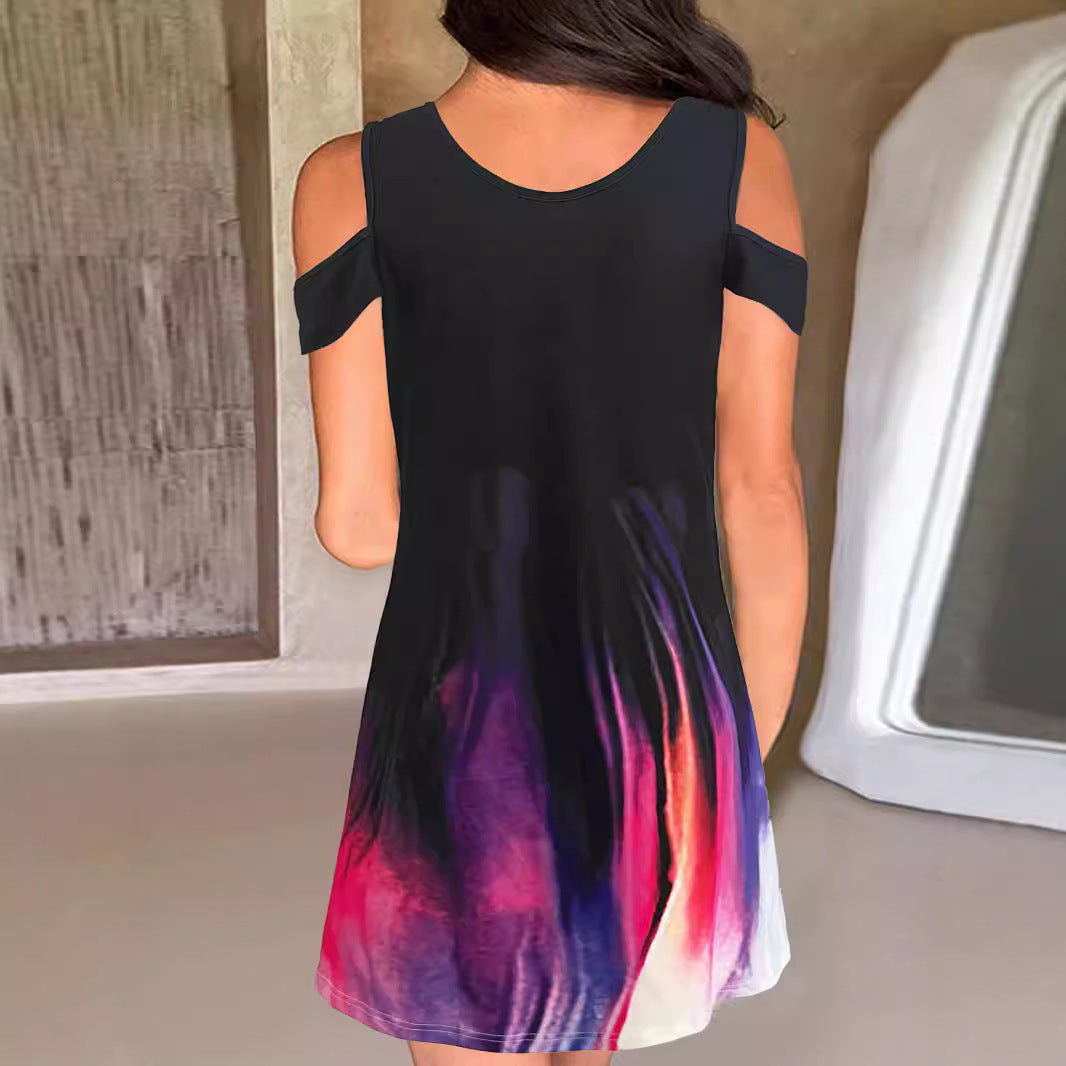 Women's Summer Printed Fashionable Casual Elegant Dress Dresses