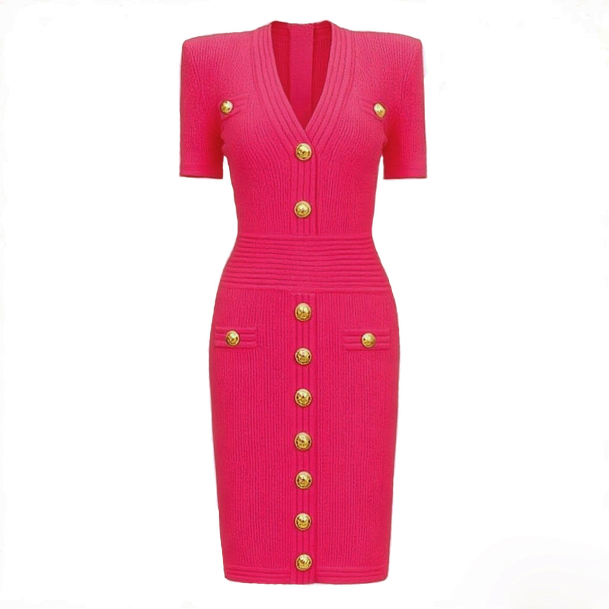 Women's Lengthened Summer Fashionable Knitted Slim Fit Dresses