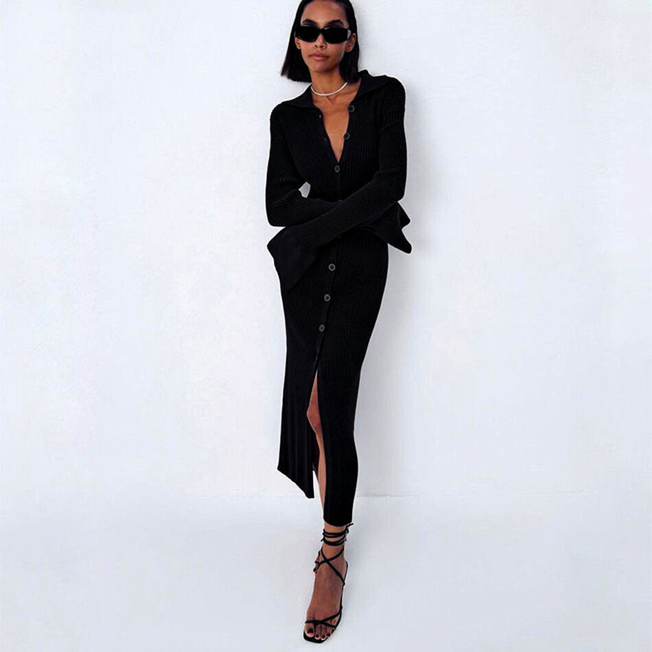 Women's Autumn Fashion Wear Long Sleeve Flared Sweaters
