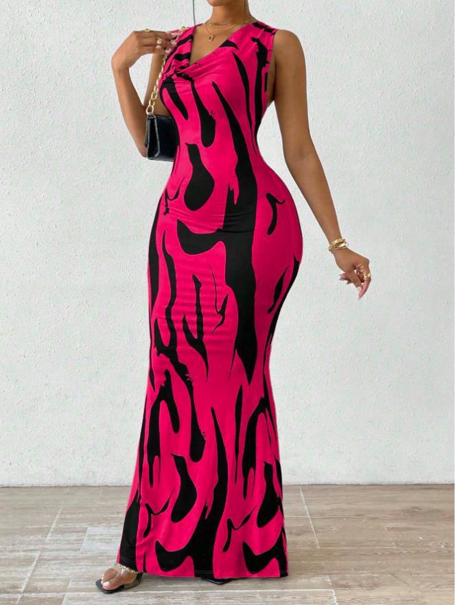 Women's Slimming French Romantic Fashion Floral Vintage Dress