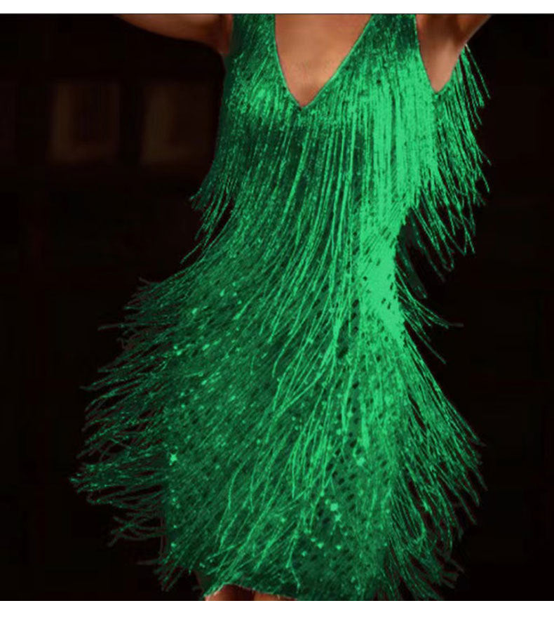 Women's Elegant Sexy Deep V Camisole Gown Dresses