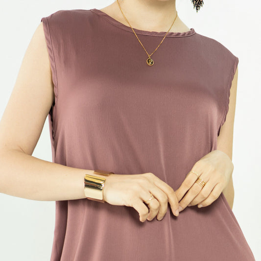 Stylish Turkish Solid Color Bottoming Dress Dresses