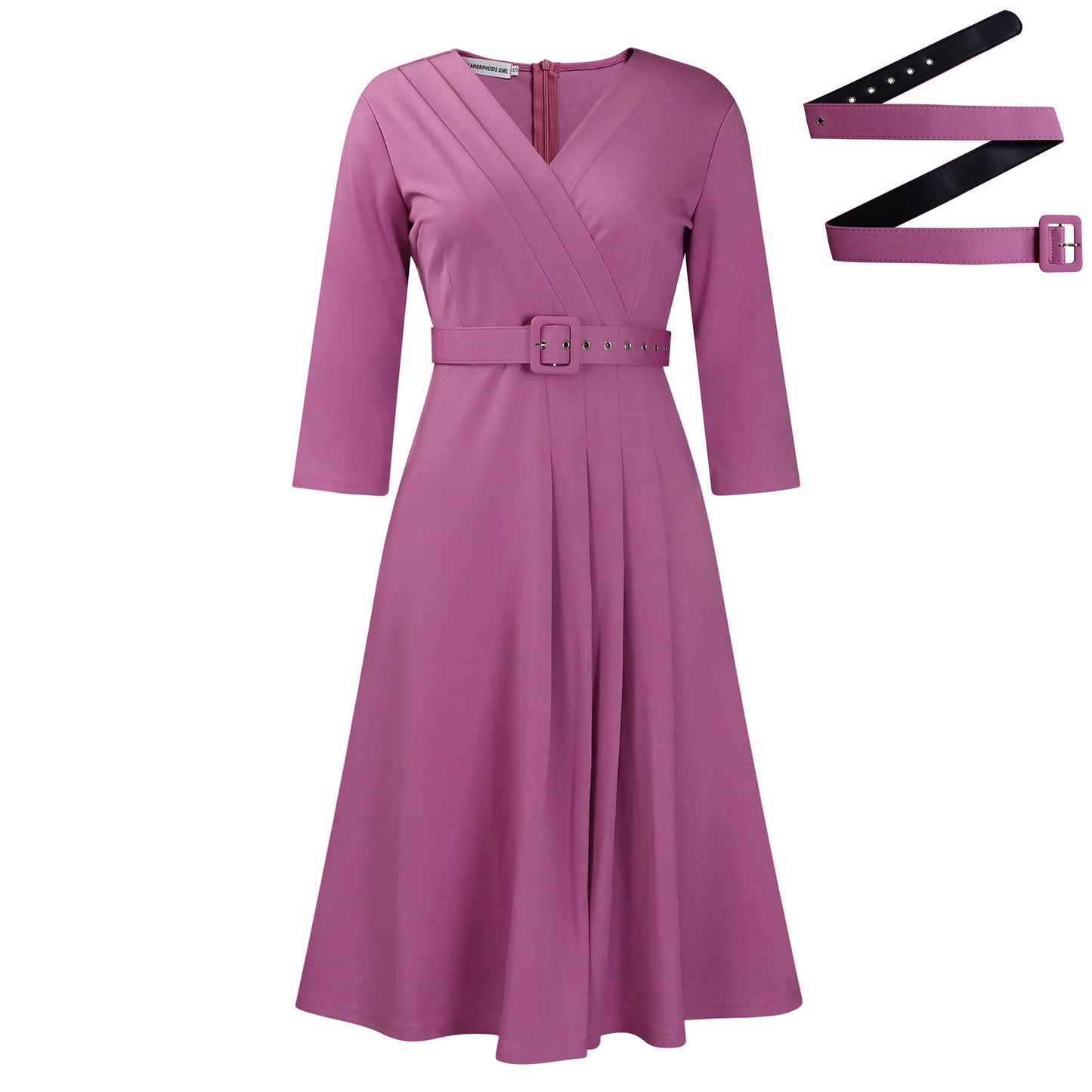 Women's Fashion Temperament Pleated Stretch Elegant African Dress