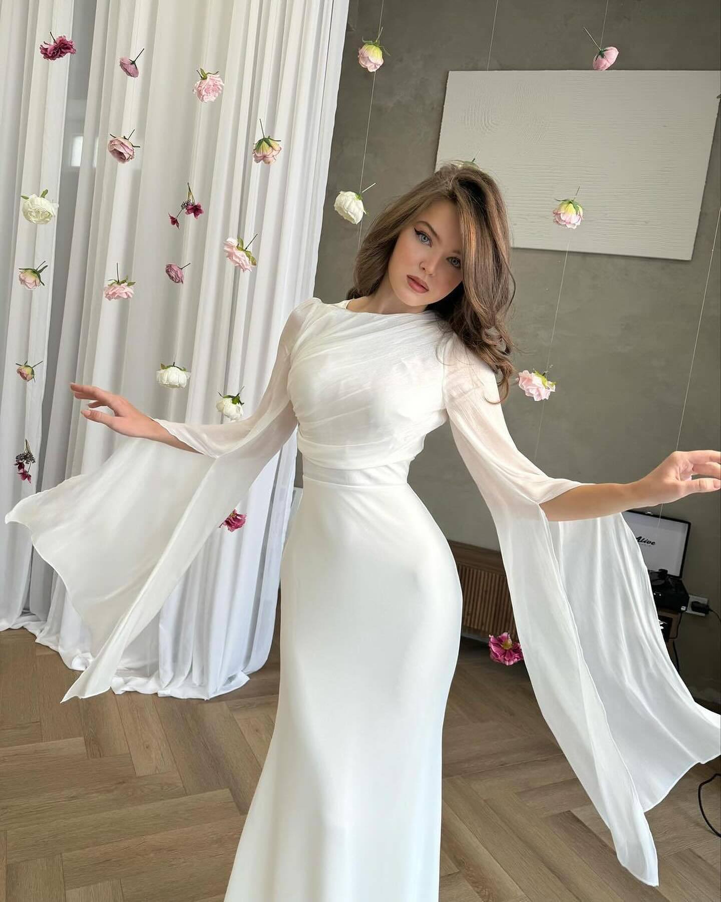 Women's Batwing Sleeve Dress Slim Fit Affordable Dresses