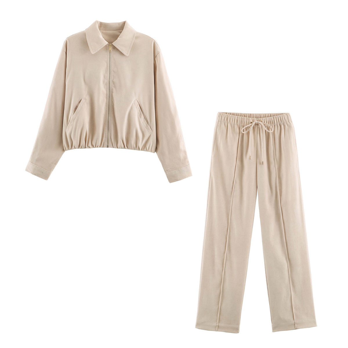 Unique Women's Autumn Collar Trousers For Fashion Casual Suit