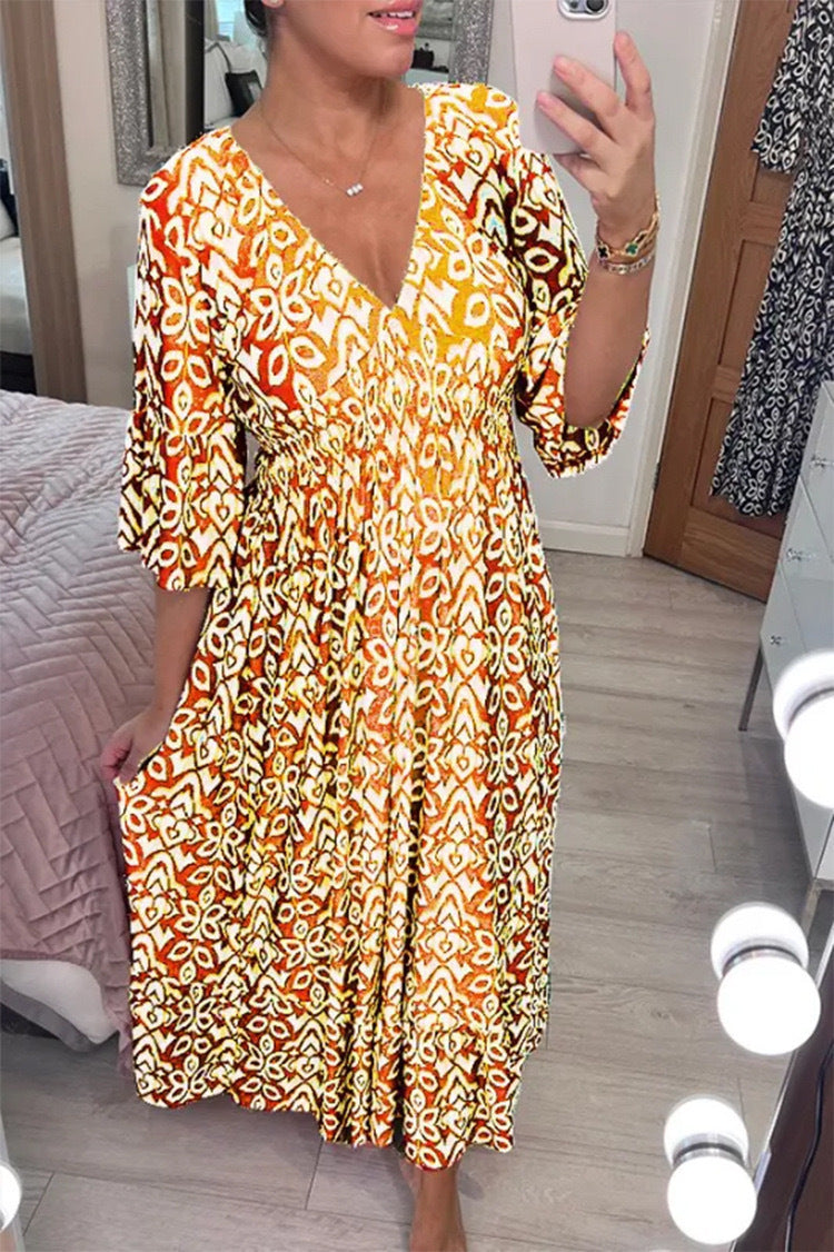 Women's Super Fairy Seaside Holiday Beach Printed Loose Clothing