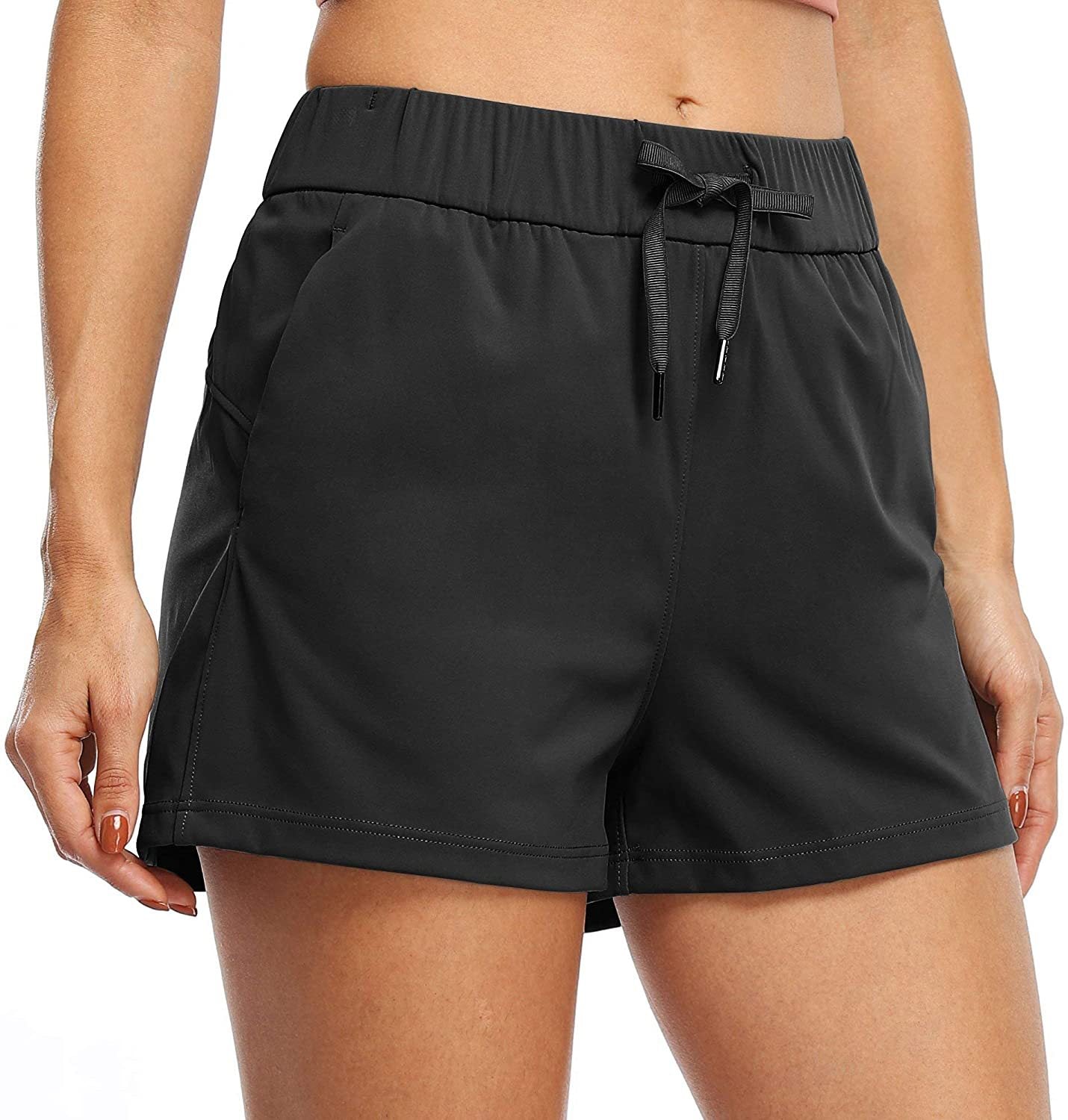 Women's Sports Loose Breathable Lace Up Yoga Shorts