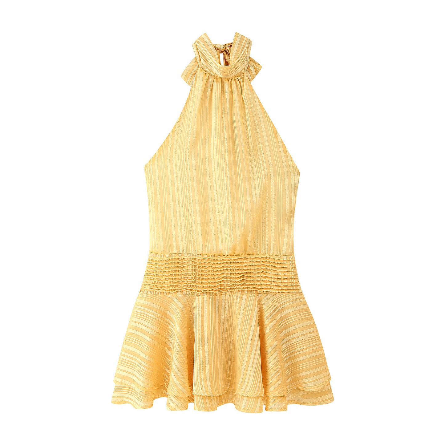 Women's Graceful Fashionable Halter Satin Dress Dresses