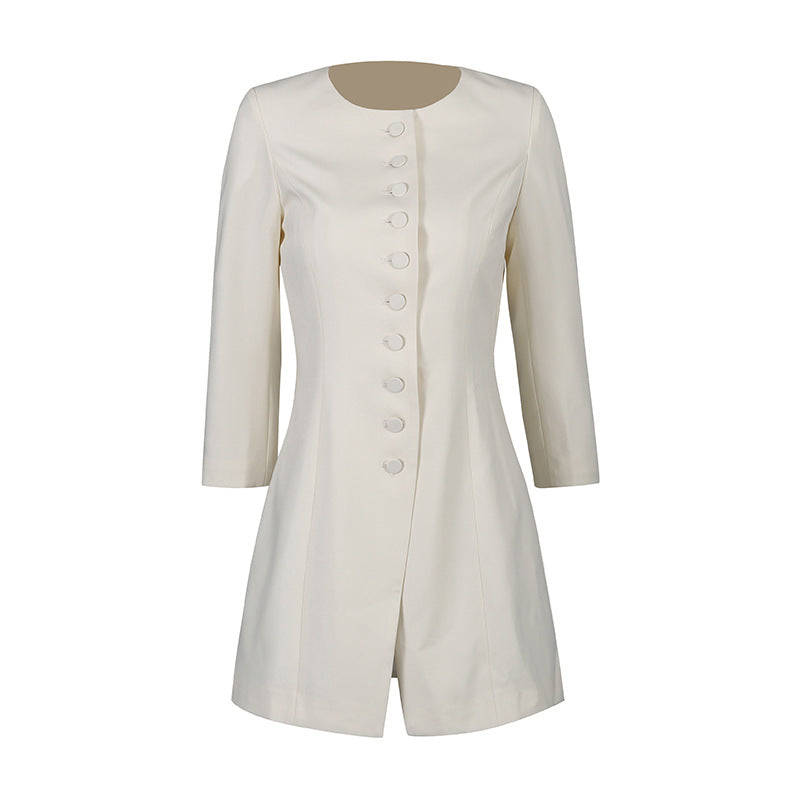 Autumn Stylish Simple Versatile Solid Color Coats