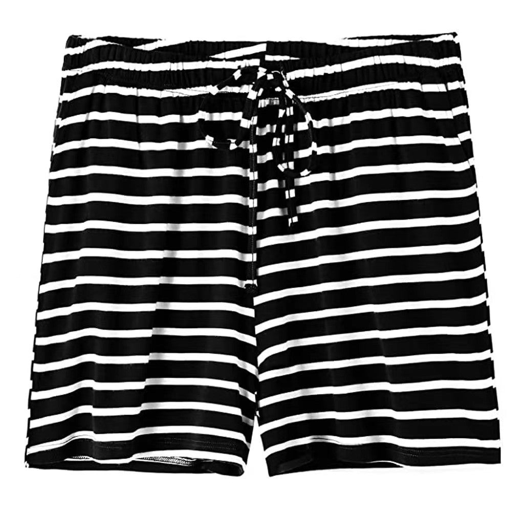 Women's Home Casual Comfortable Drawstring Pocket Pajama Shorts