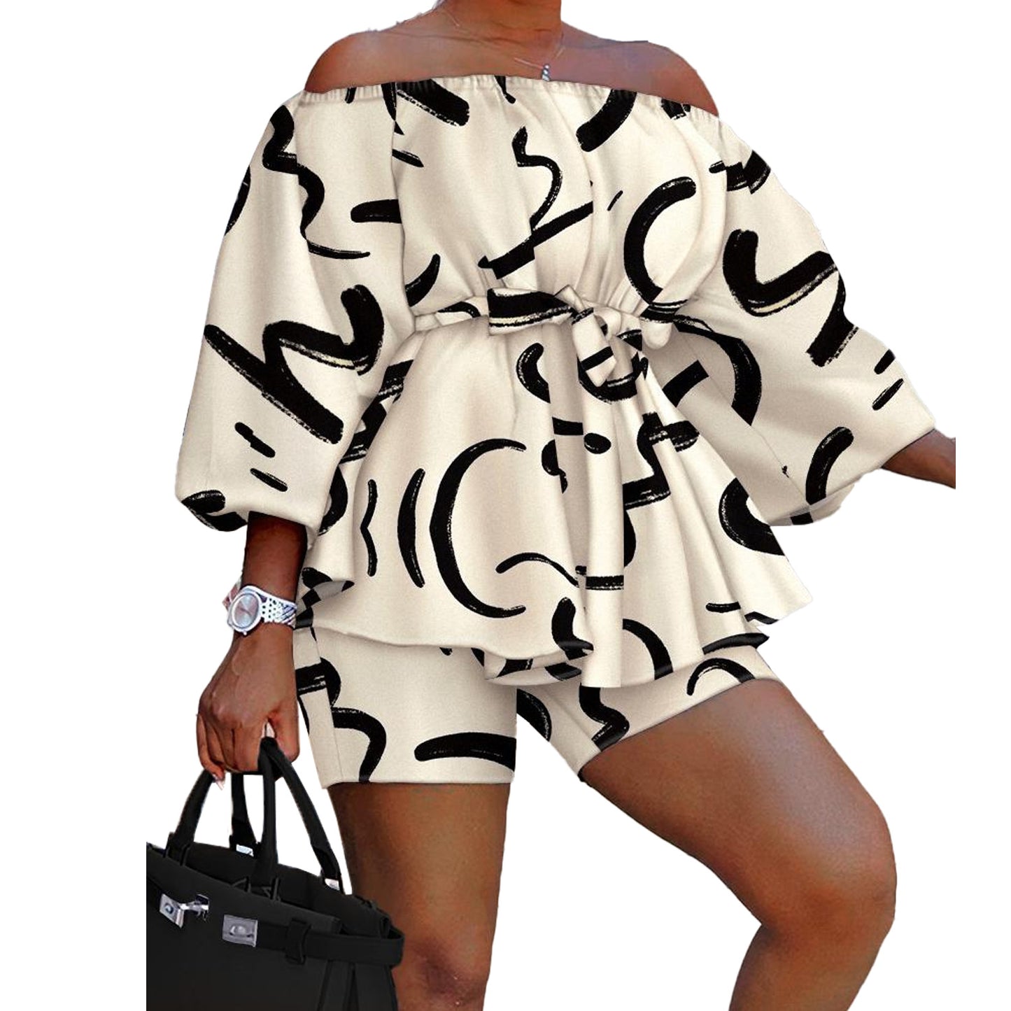 Beautiful Trendy Sexy Printing Club Wear Suits