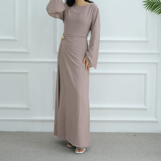 Unique Turkey Solid Color Simple Dress Dresses