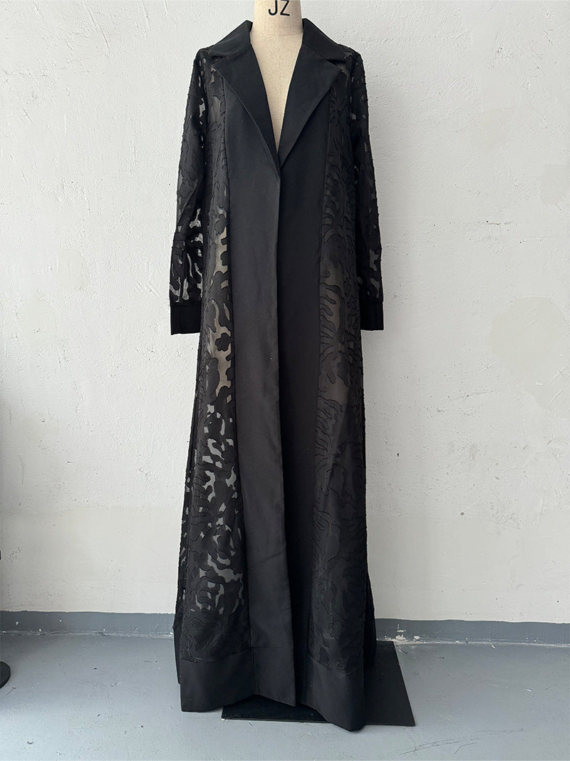 Designer Model Dignified Hollow Fashion Casual Coats
