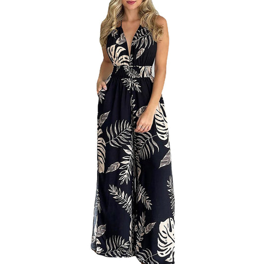 Women's Unique Dress Digital Printing Colorful Dresses
