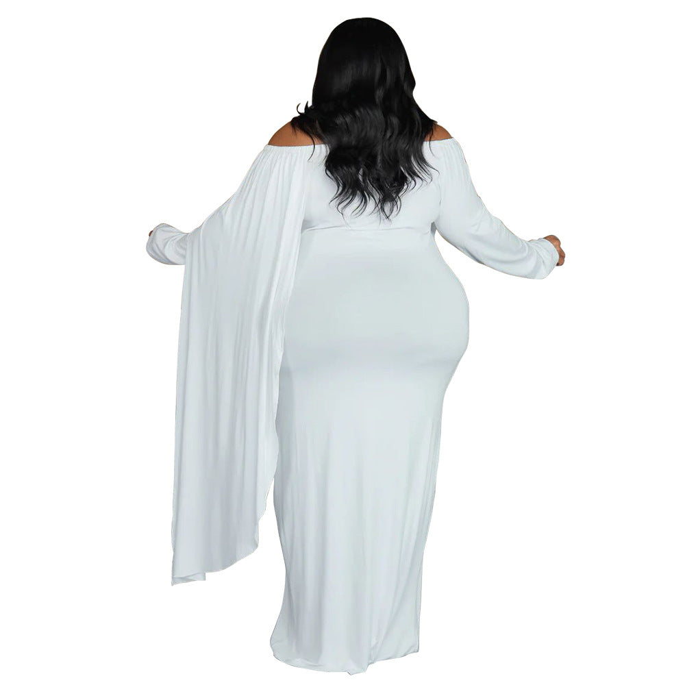 Women's Long Sleeve Pleated Tight Dress Dresses