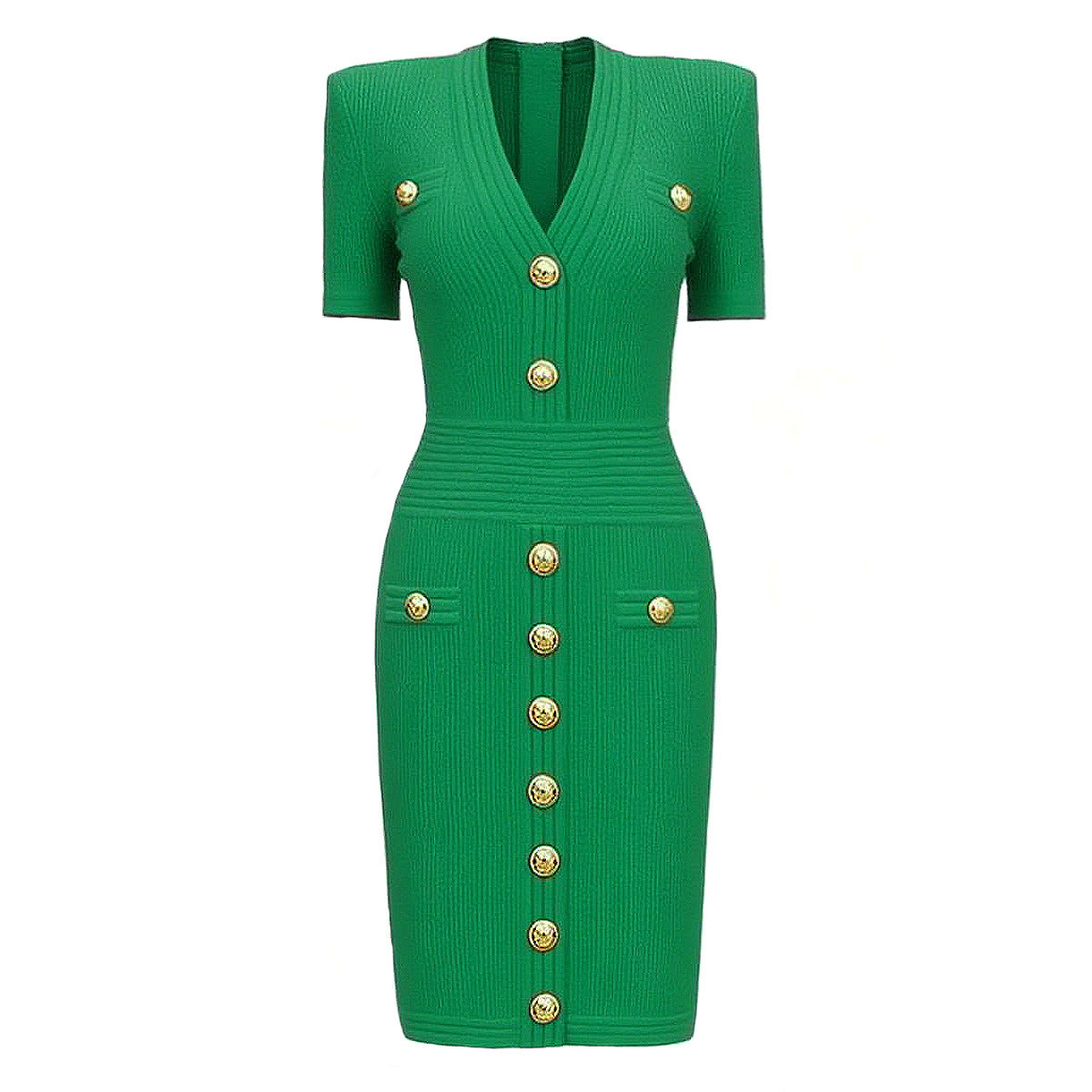 Women's Lengthened Summer Fashionable Knitted Slim Fit Dresses