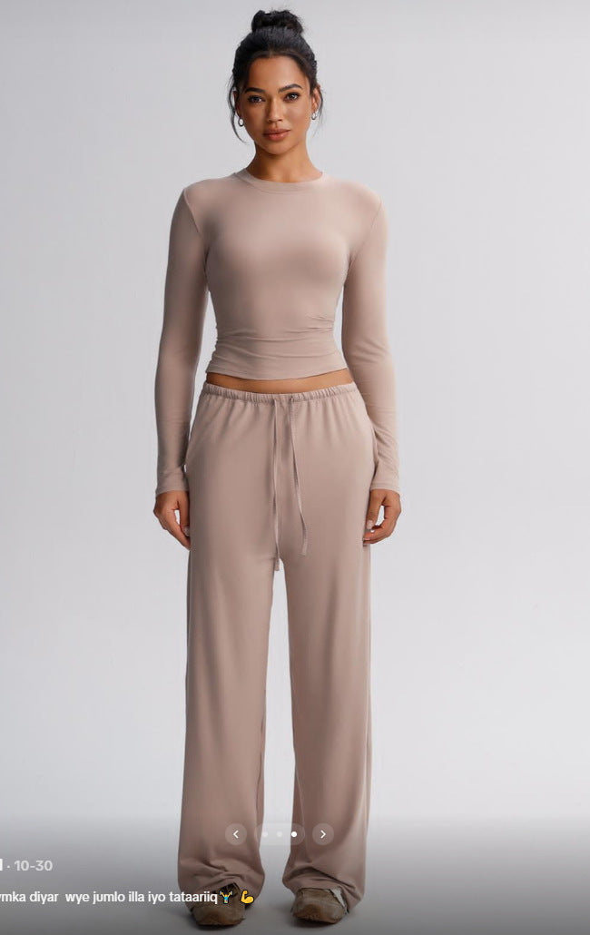 Women's Hip Hop Jazz Dance Loose Simple Solid Fashion Casual Suit