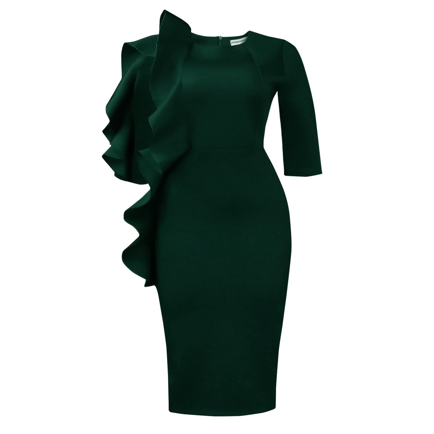 Women's Fashion Wear Round Neck Elegant Sleeves Dress