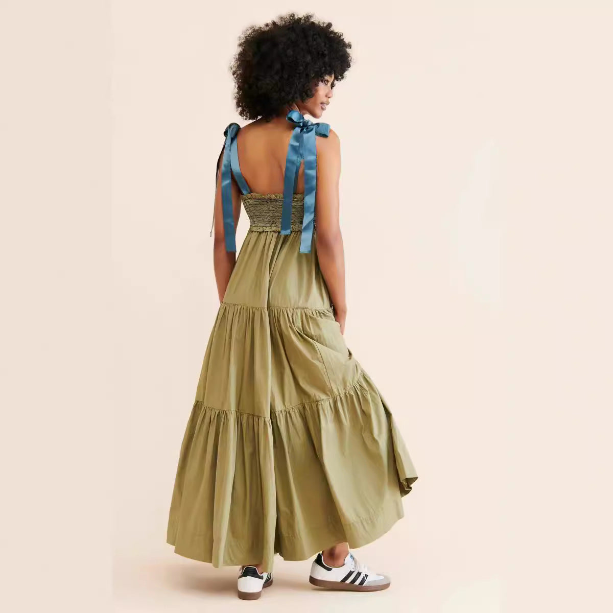 Women's Commuter Sleeveless Hot Long Strap Dress Dresses
