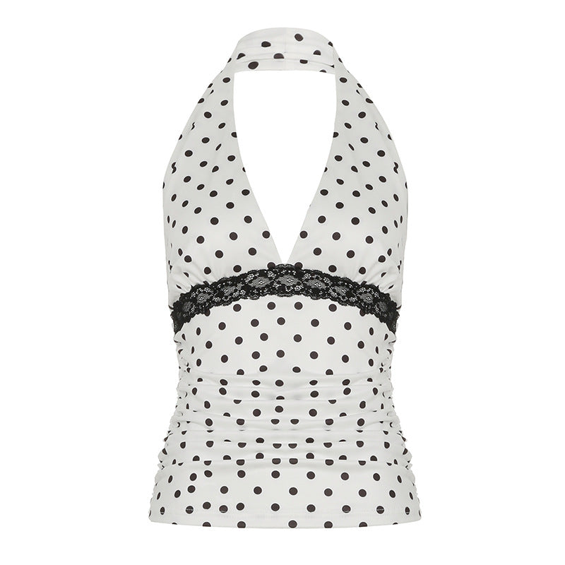 Spaghetti Straps Hot Sexy Backless Skinny Tops