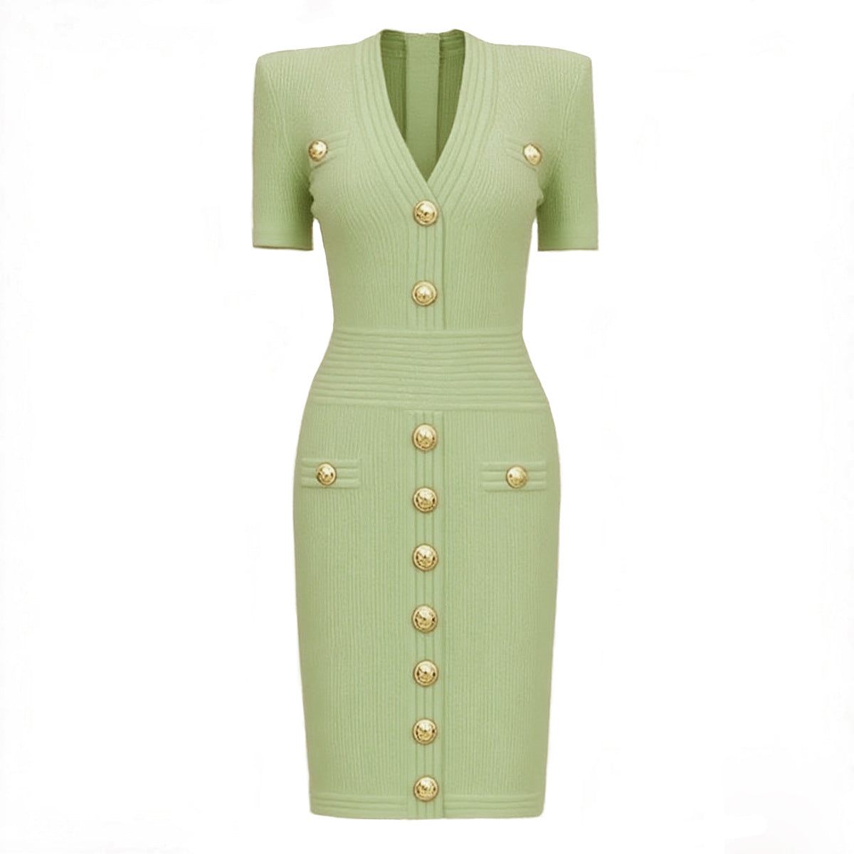 Women's Lengthened Summer Fashionable Knitted Slim Fit Dresses