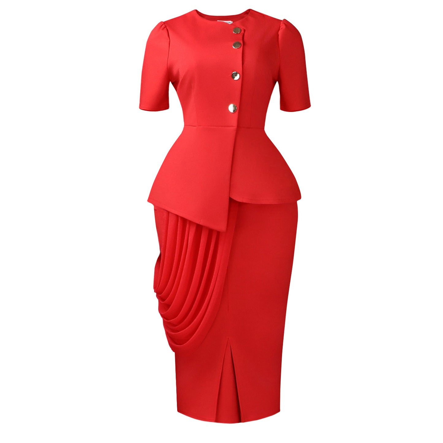 Women's Fashionable Elegant Hip Two-piece African Tops