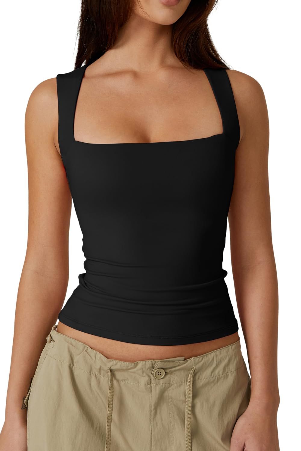 Women's Summer Street Hot Style Fashion Square Vests