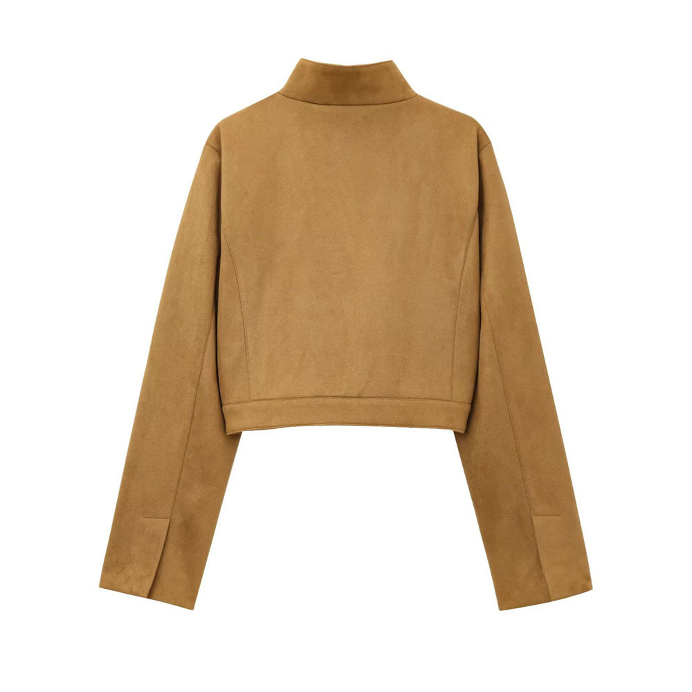 Classy Fashion Street Casual Stand-up Collar Coats