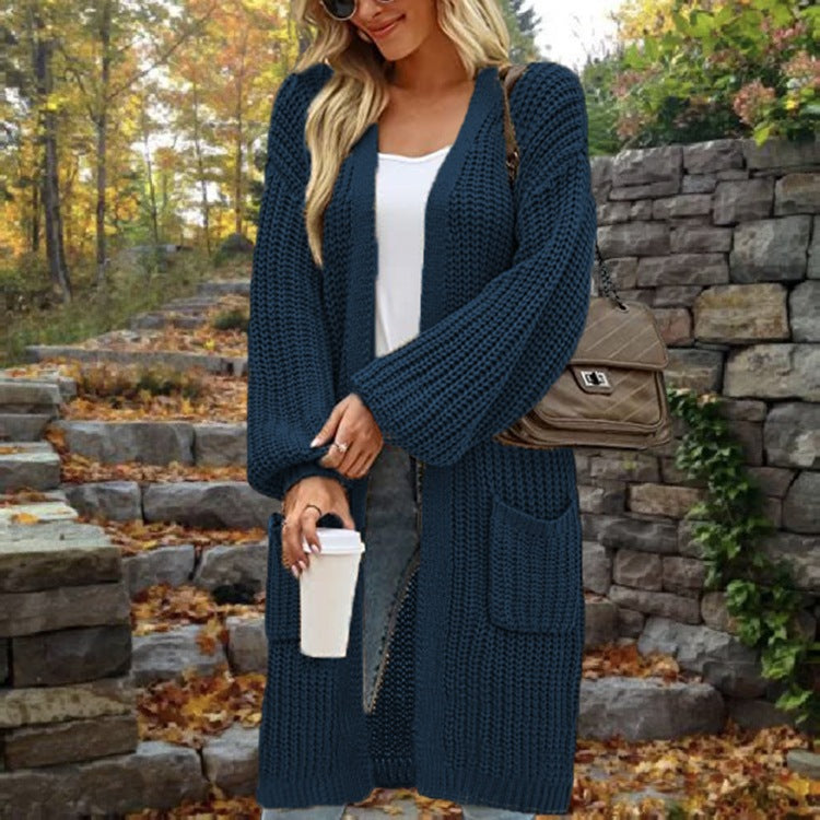 Beautiful Mid-length Loose Large Double Pocket Coats