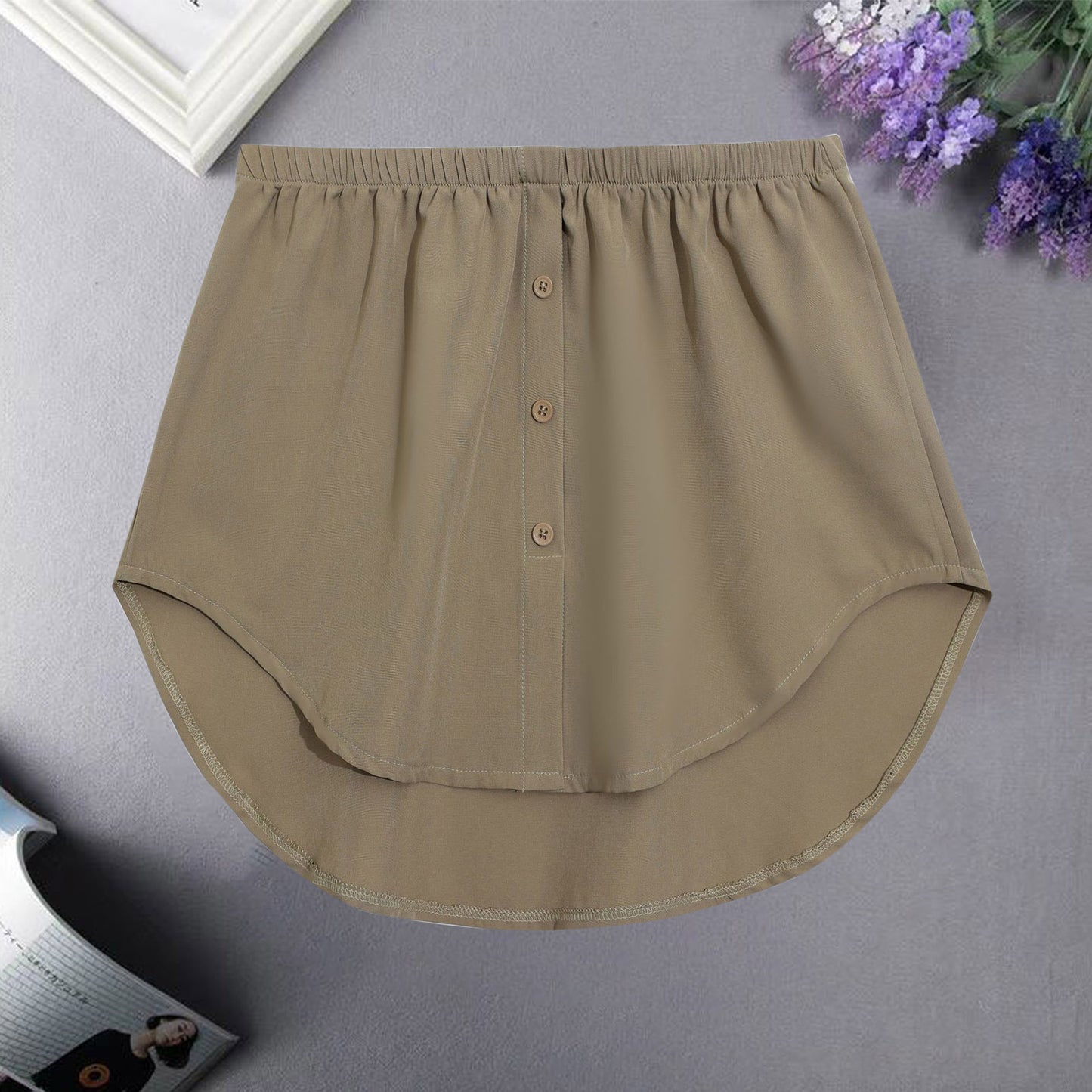 Glamorous Fake Hem Inner Casual Bottoming Skirts