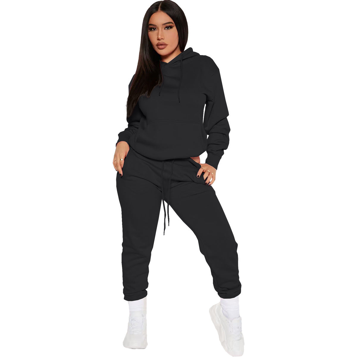 Charming Comfortable Women's Sports Hooded Pullover Sweaters