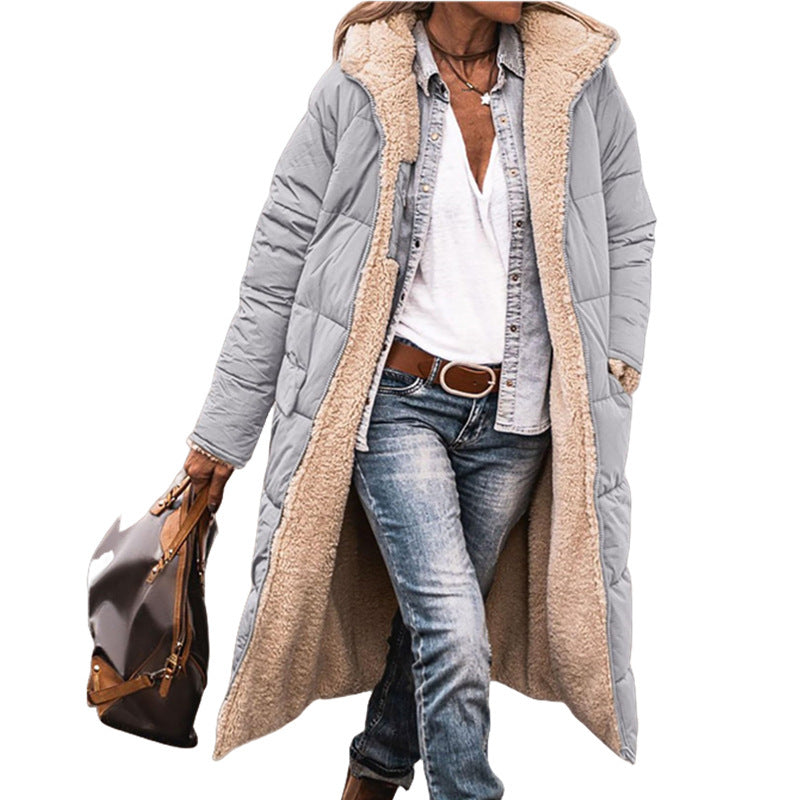 Unique Popular Trendy Long-sleeved Double-sided Thickened Coats