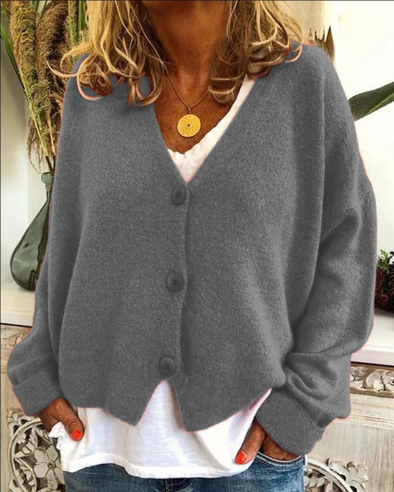 Women's Solid Color Long Sleeve For Sweaters