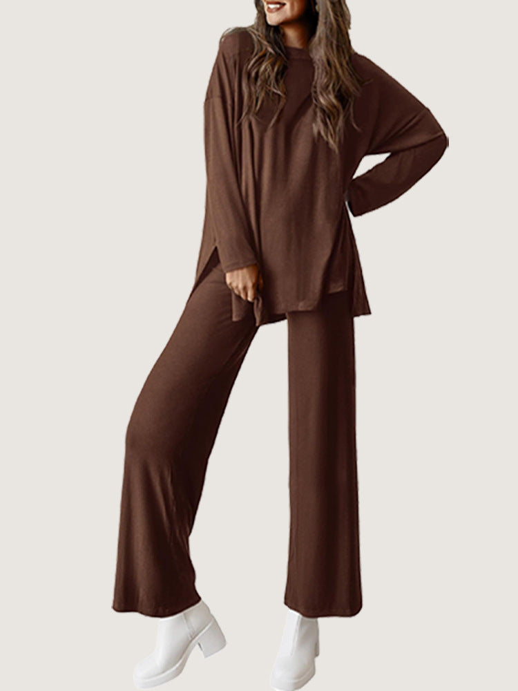 Women's Solid Color Pajamas Loose Slimming Home Fashion Casual Suit