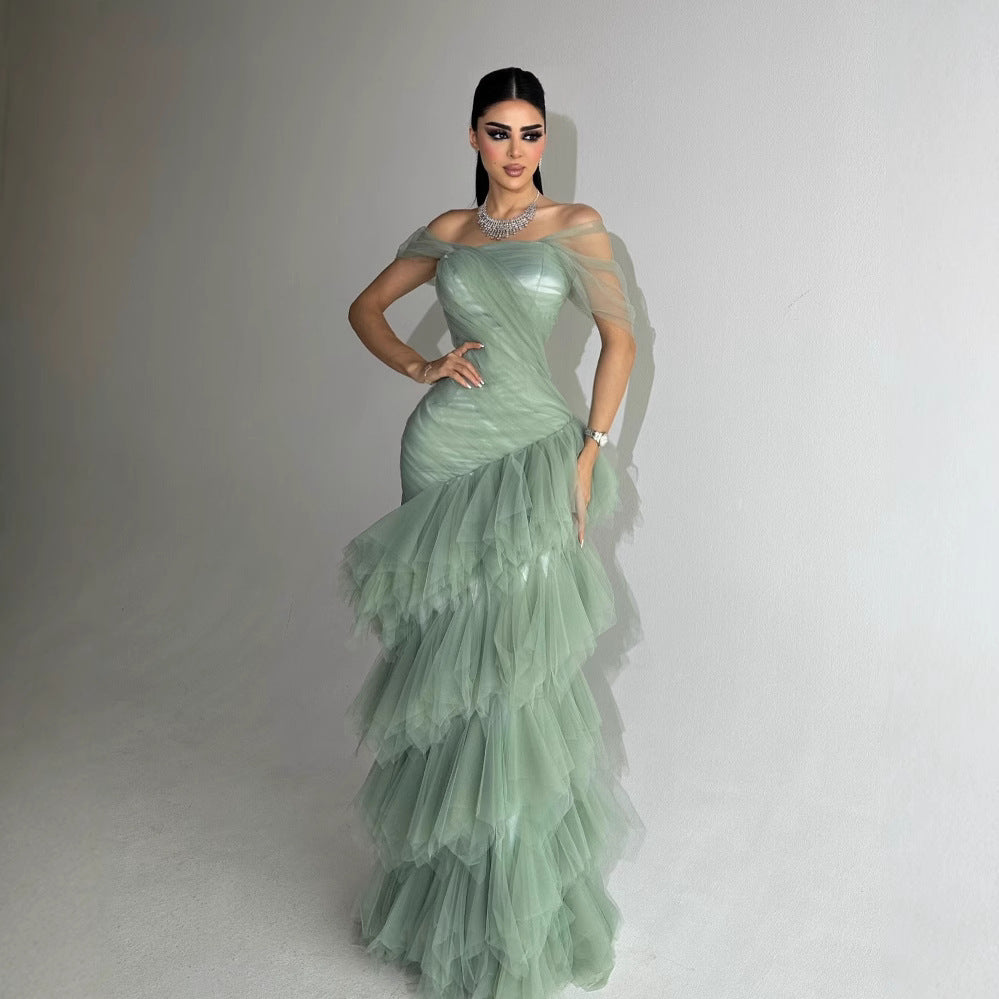 Luxury Minority Toast Bride Host Art Wedding Dresses