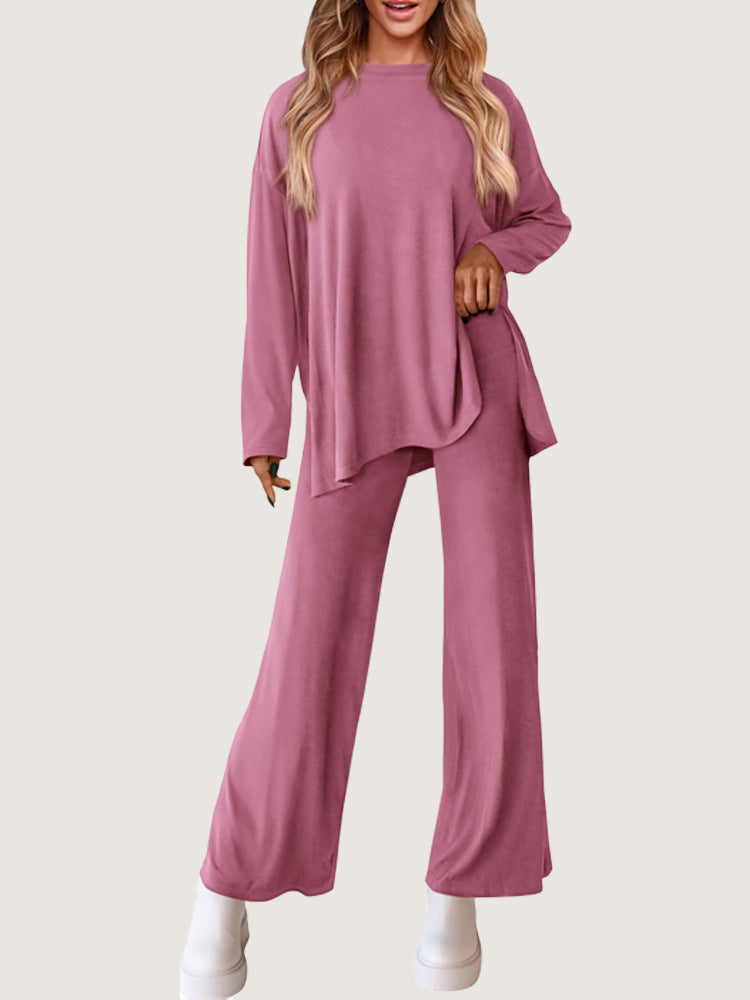 Women's Solid Color Pajamas Loose Slimming Home Fashion Casual Suit