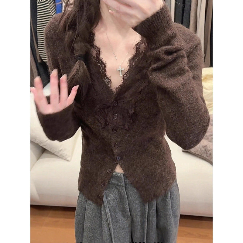 Popular Women's Long Sleeve Knitted Spring Sweater