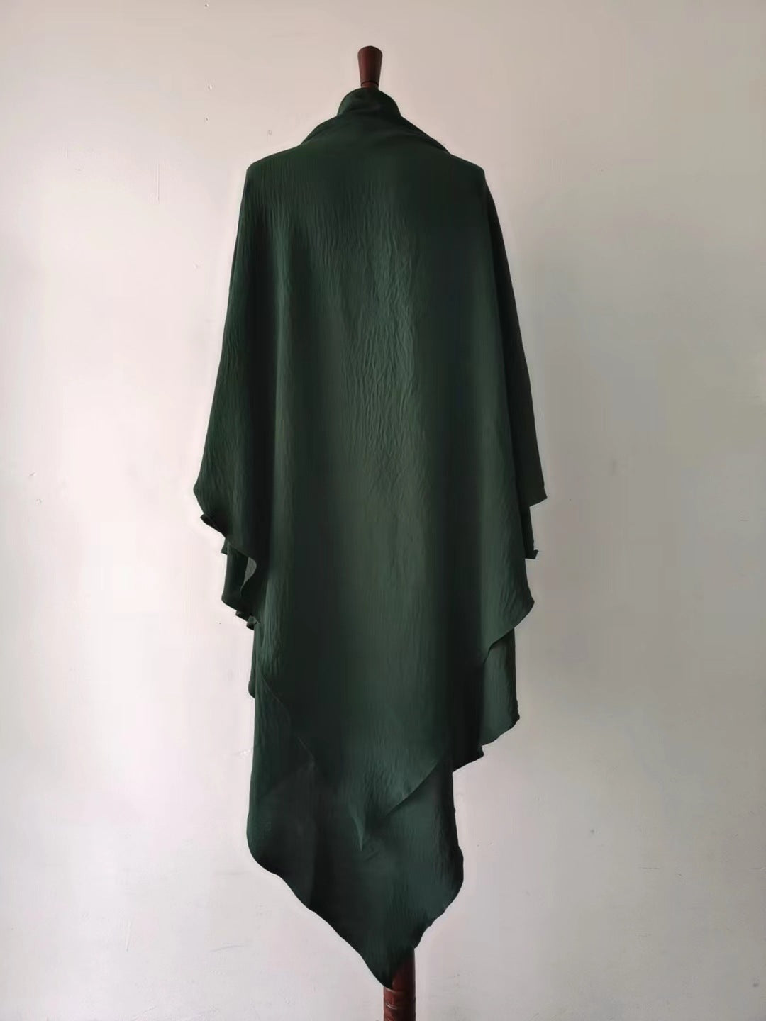 Classic Wave Pattern Shawl Scarf Splicing Dress