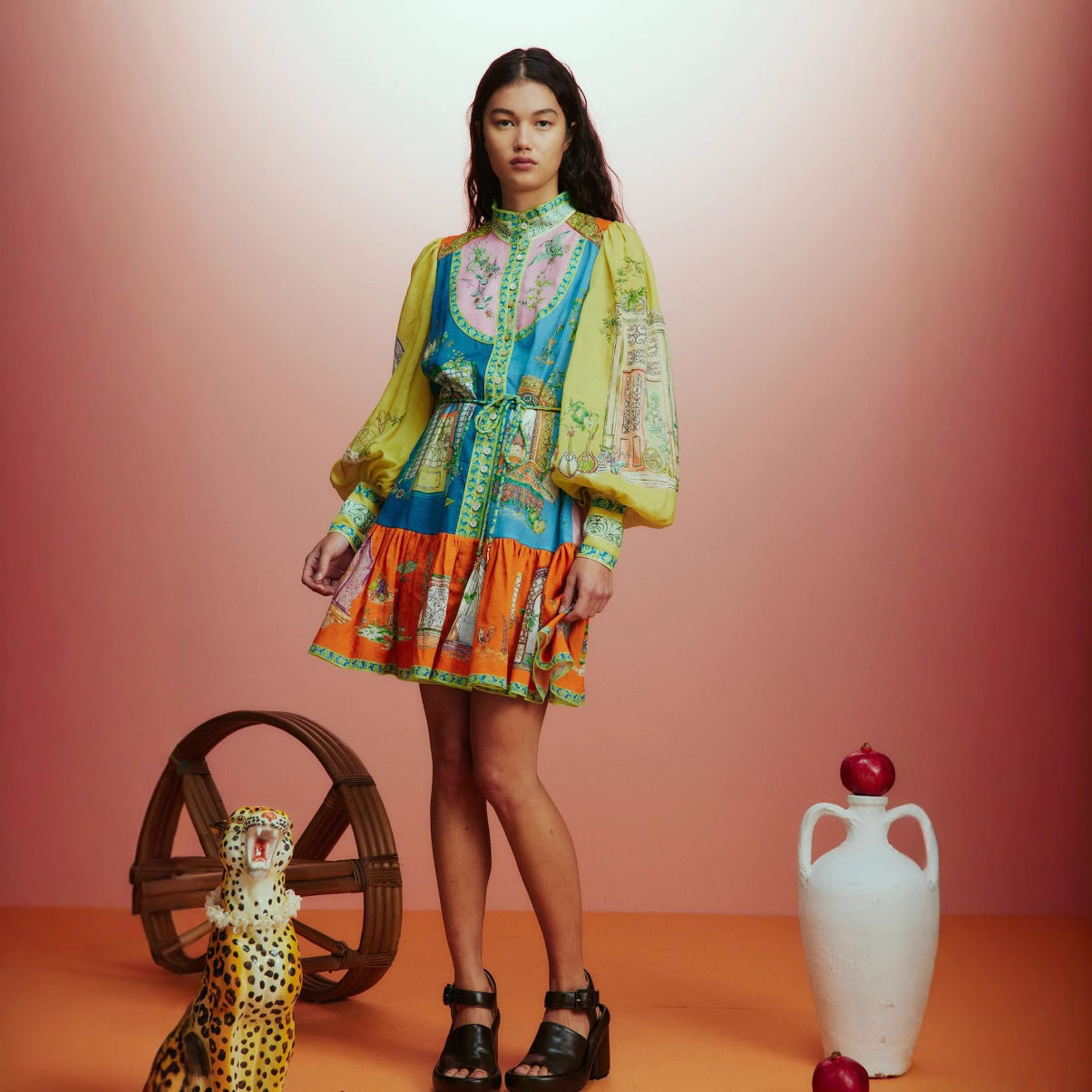 Casual Fashion Linen Shirt Temperament Wild Dress