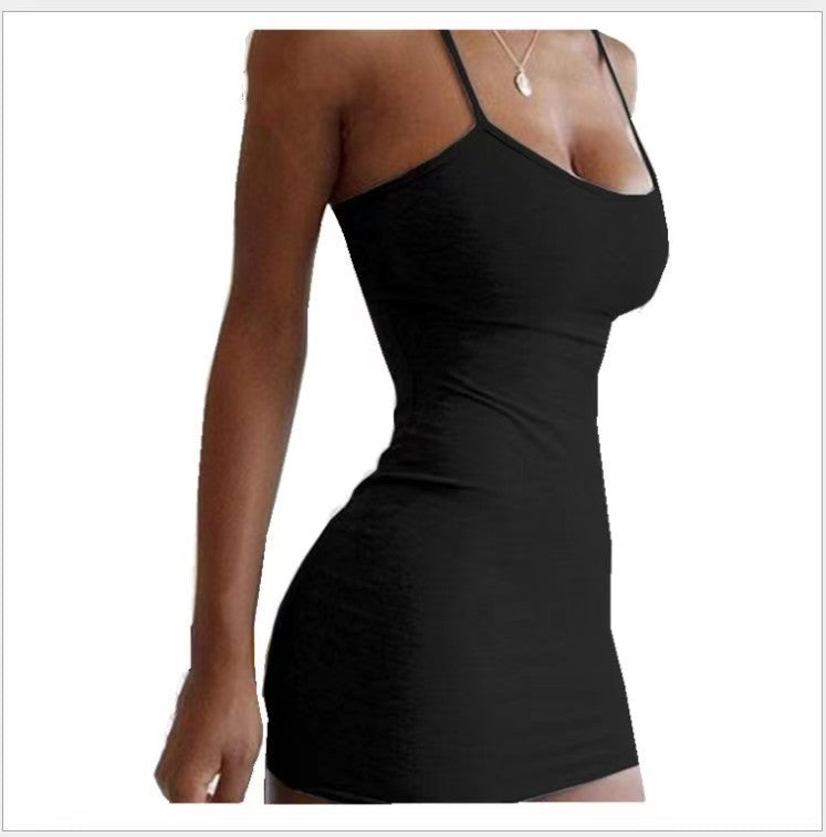 Women's Tight Nightclub Hip Sexy Sling Outdoor Beach Dress