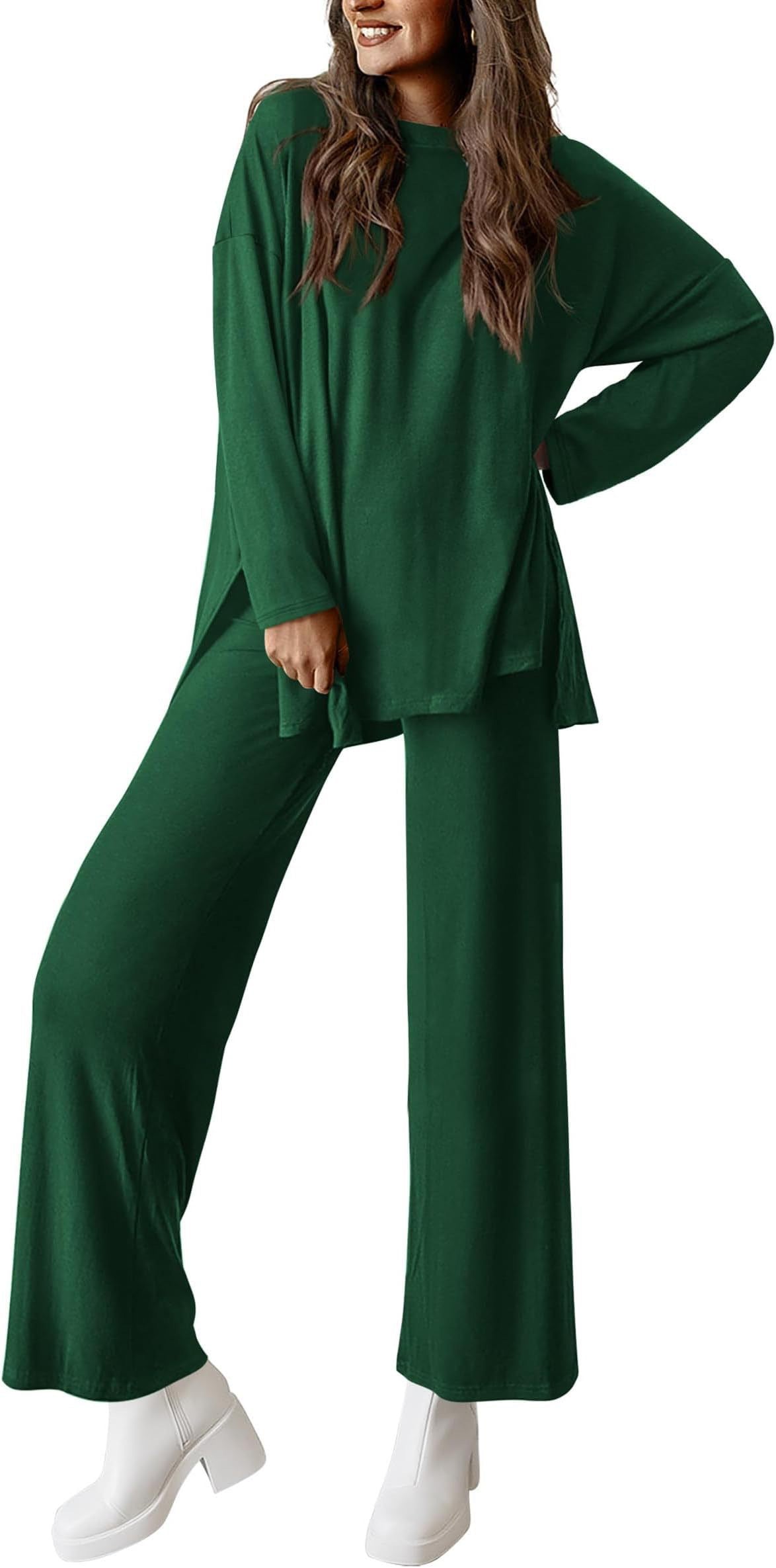 Women's Solid Color Pajamas Loose Slimming Home Fashion Casual Suit