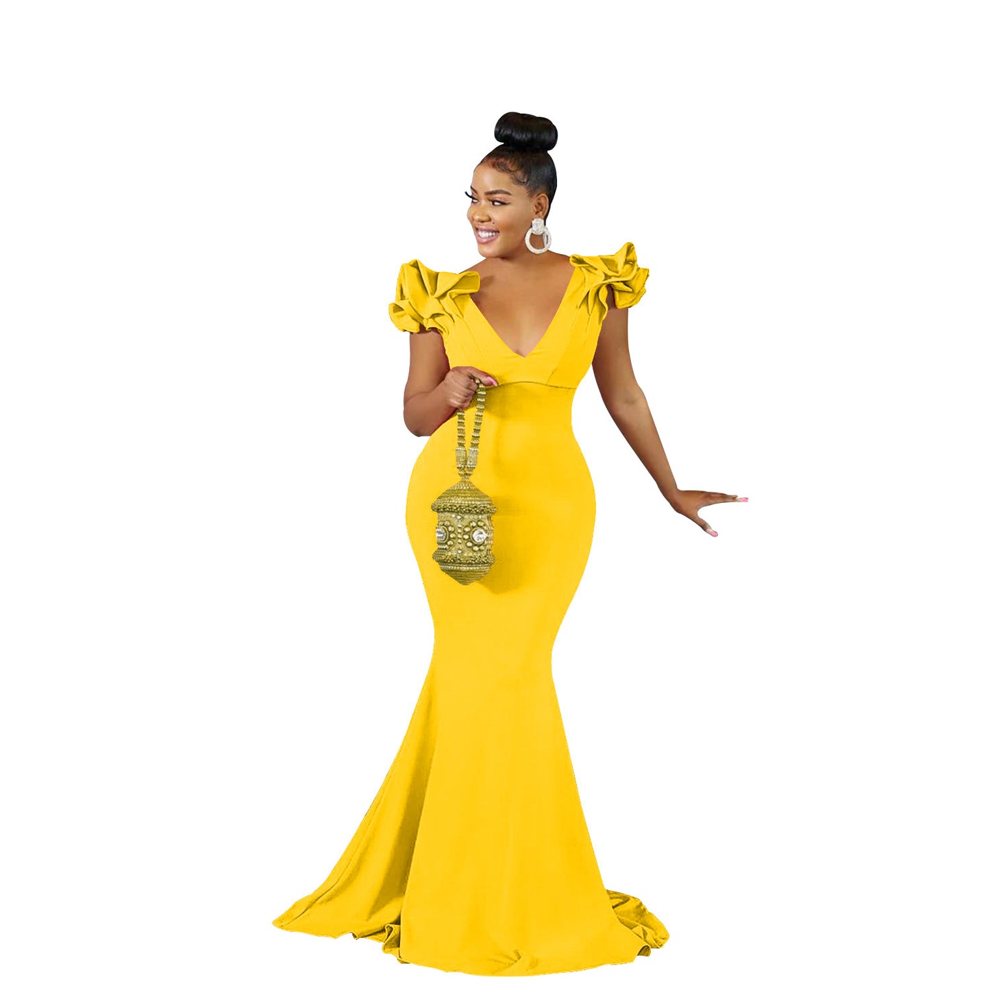 Women's Fashion Wear Solid Color Sleeveless Long Dresses