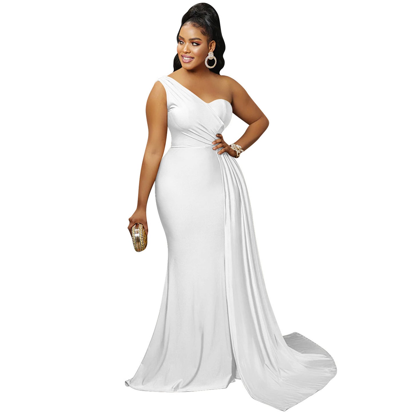 Women's Solid Color Party Tight Sleeve Dress Dresses
