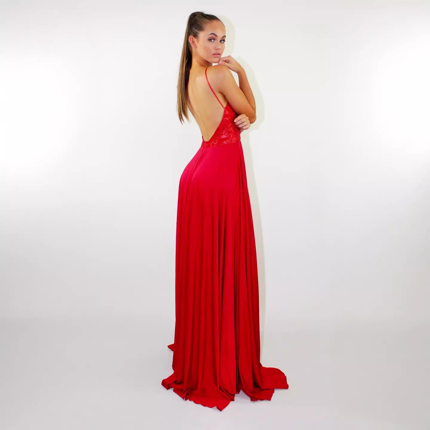 Innovative Cool Sleeveless Camisole Gown Long Dress