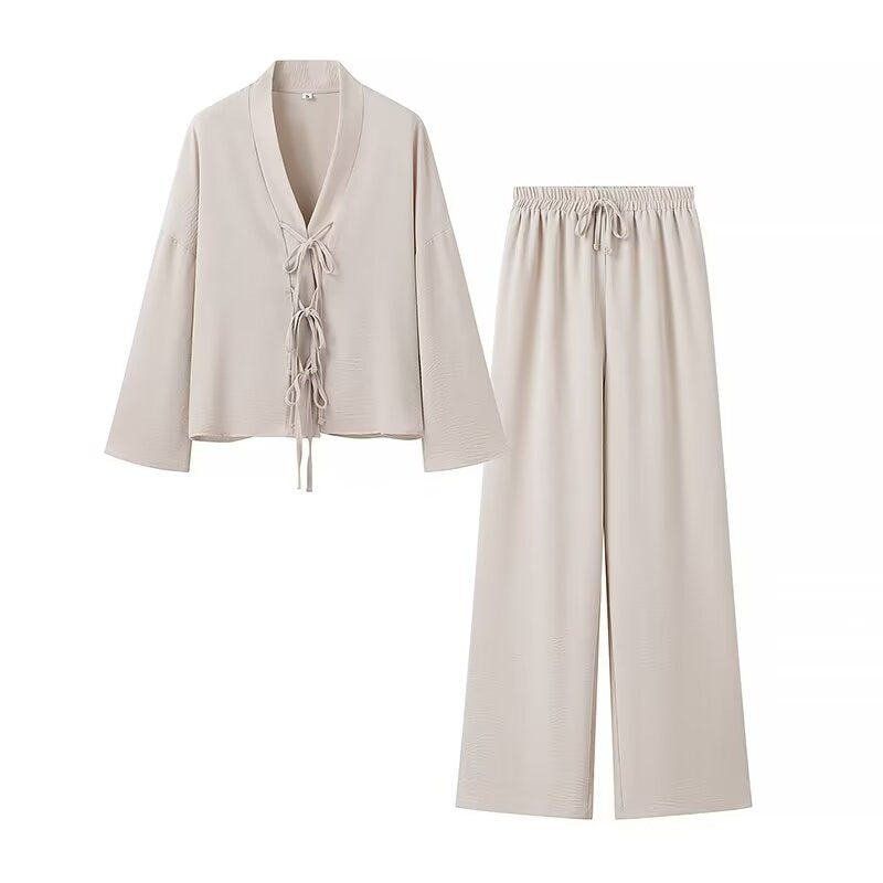 Women's Autumn Loose Temperament Leisure Long Sleeve Suits