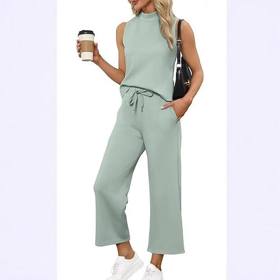 Women's Cropped Wide Leg Summer For Tops