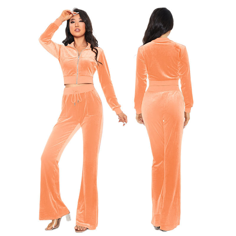 Women's Autumn Casual Fashion Veet Slim Fit Suits