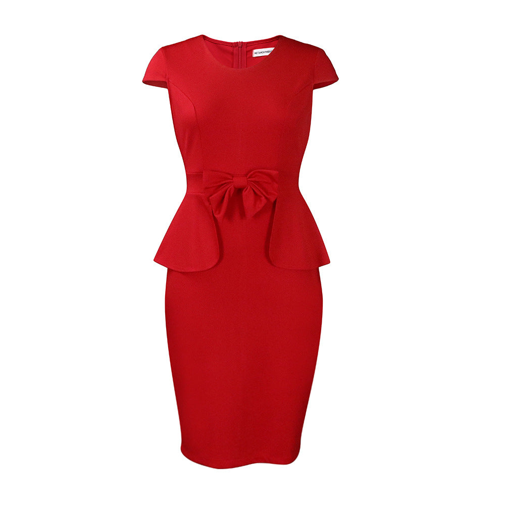 Women's Large Summer Temperament Ol Sheath Pencil Skirts