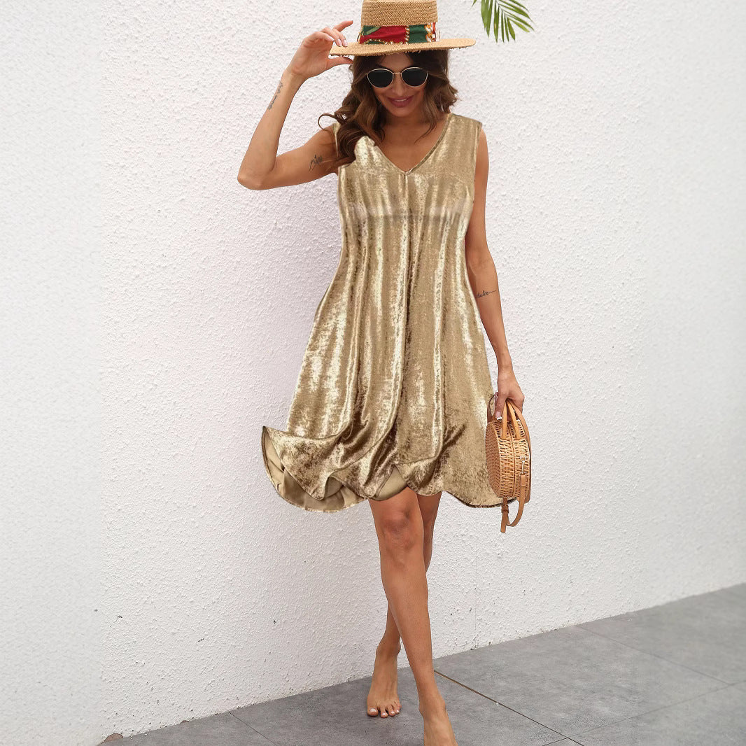 Pretty Comfortable Cool Women's Summer Sleeves Dress