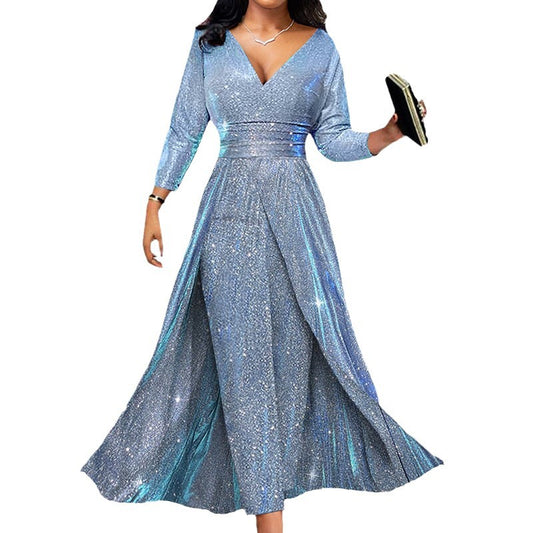 Dress Double-sided Sequined Large Tube Sexy Dresses